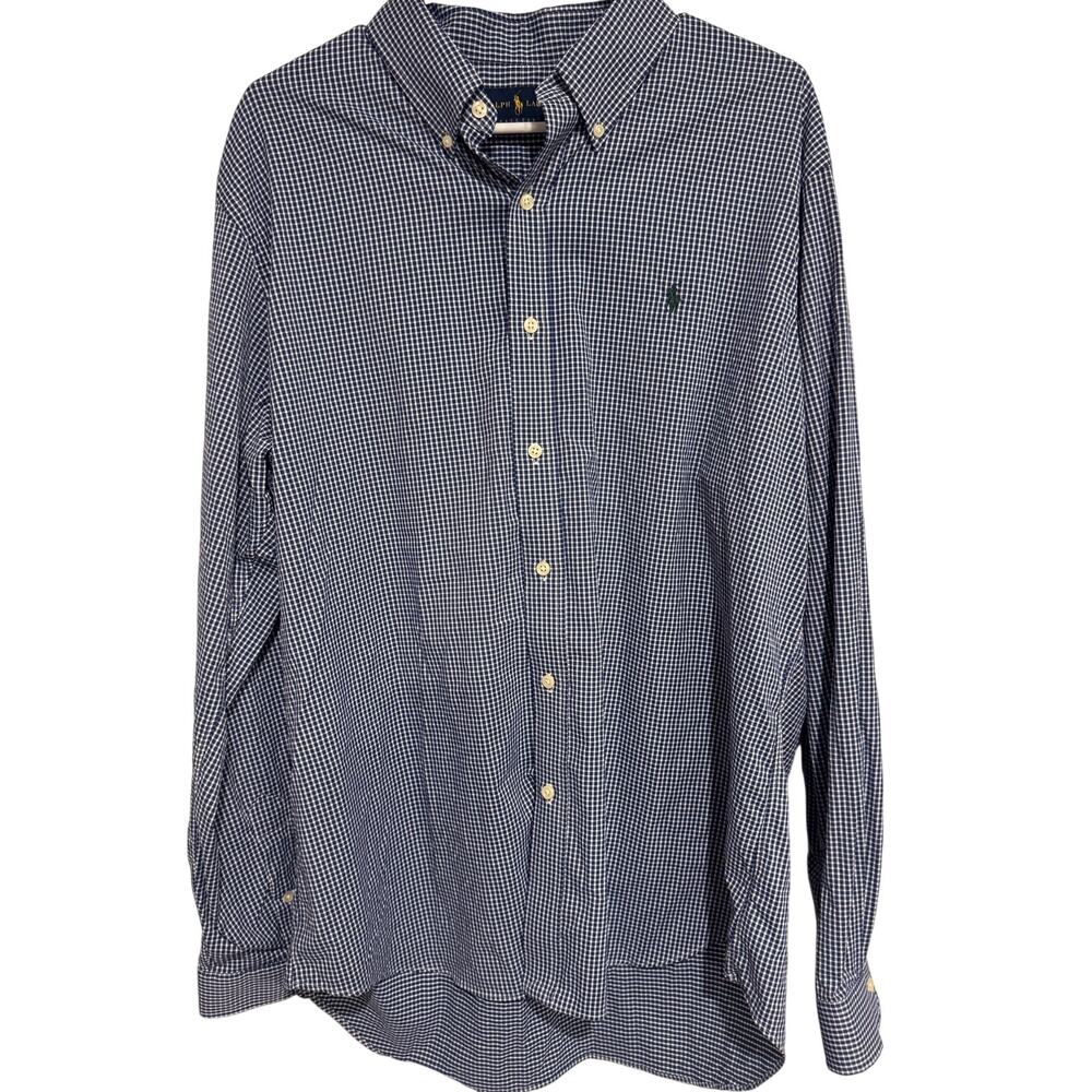Ralph Lauren Performance men’s long sleeve button-down shirt in size XL.